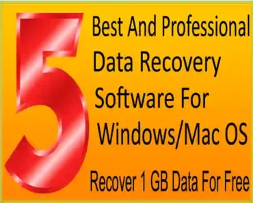 5 Best Professional/Paid Data Revocery Software With 1GB Free Data Limit For Mac/Win