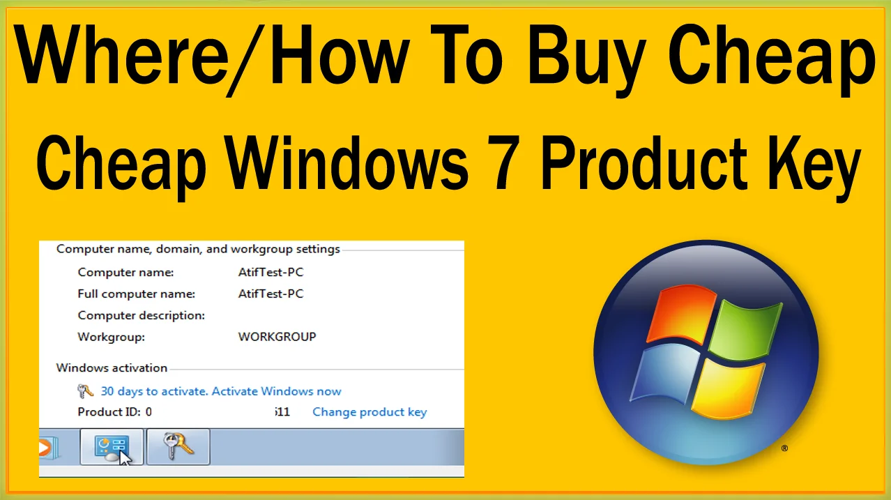 Where / How To Buy Windows 7 Cheap Product Key Online With Genuine COA Sticker?