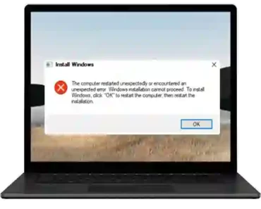 How To Fix The Computer Restarted Unexpectedly Or Encountered An Unexpected Error Windows Installat